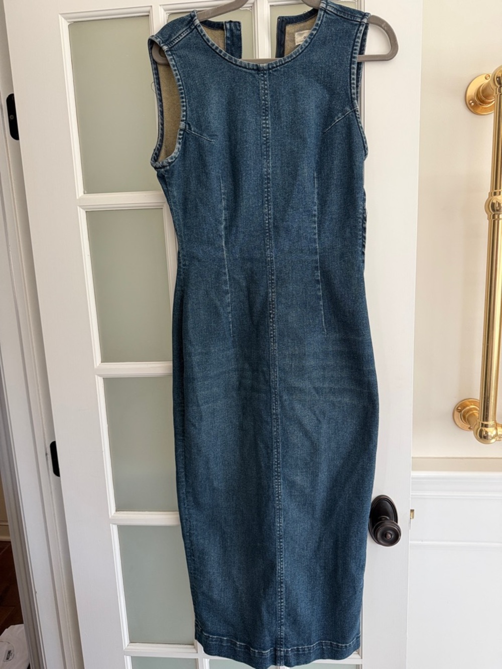 DL1961 Blue Denim Jacket with Contrast Lining